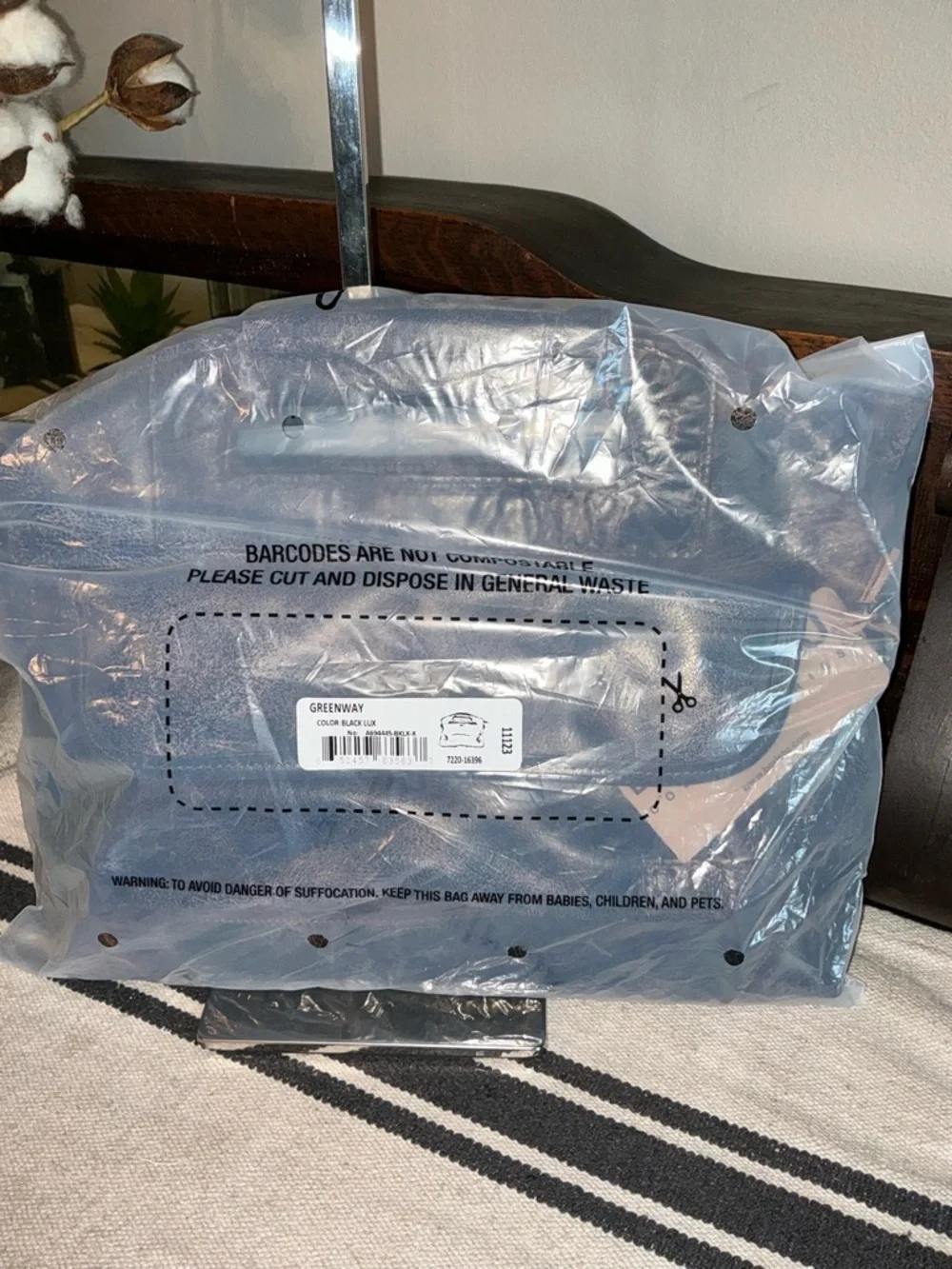 NWT Bed Stu Leather Greenway Handbag Crossbody Bag Black Lux MSRP $265 - Picture 14 of 15